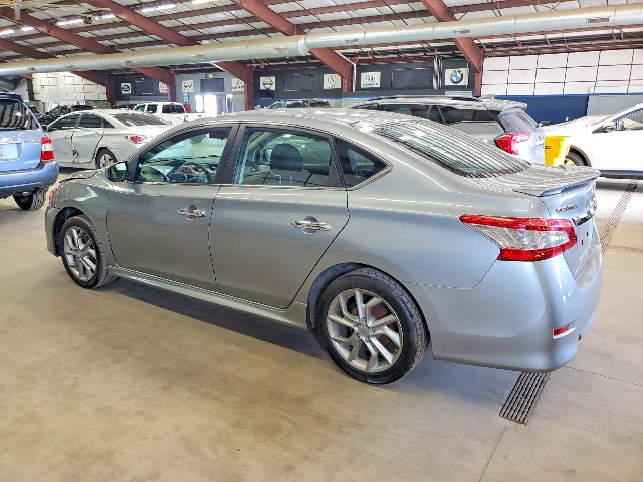 2013 Nissan Sentra S Gray vin: 3N1AB7AP0DL779012