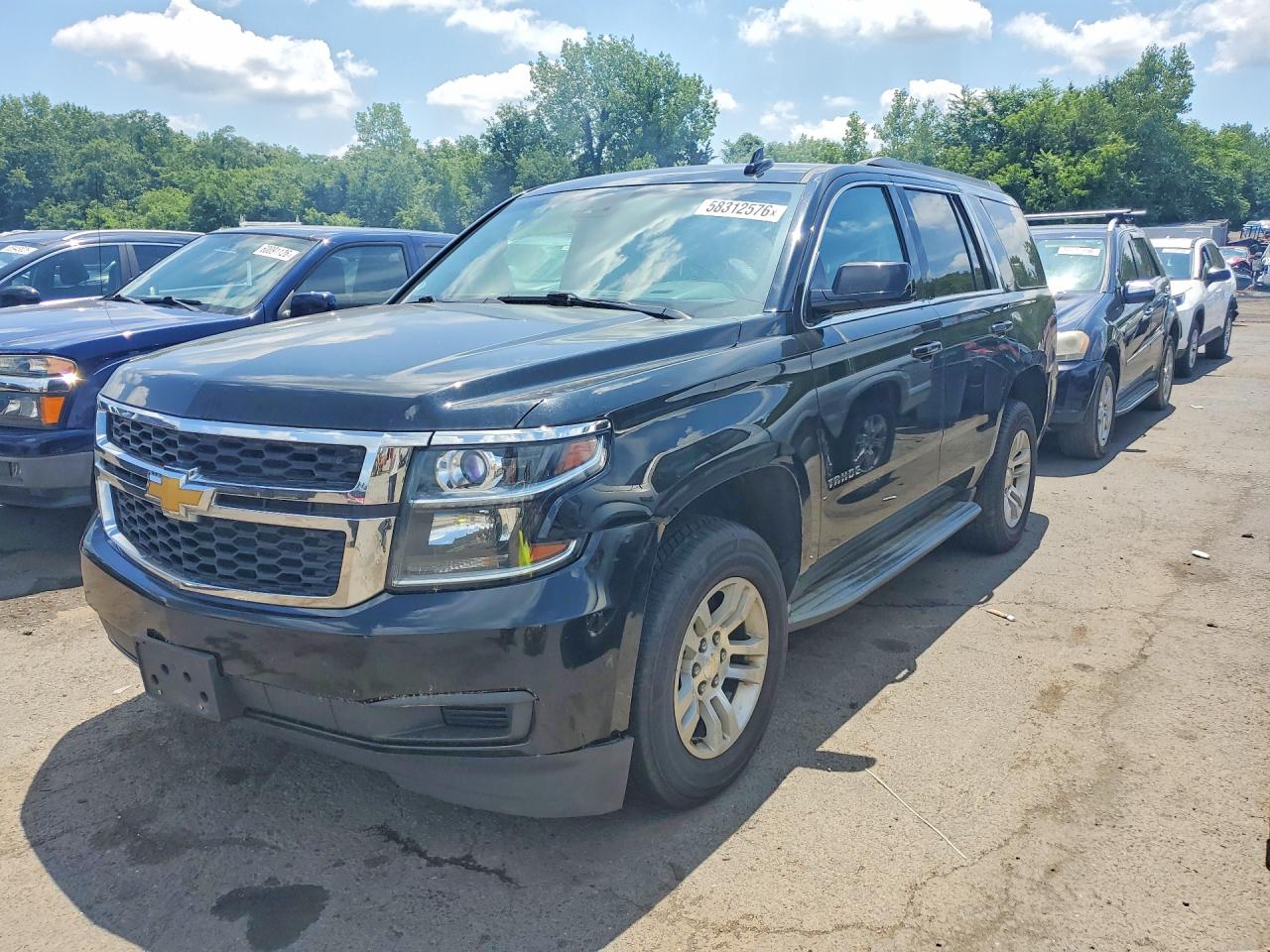 2015 Chevrolet Tahoe K1500 Lt Черный vin: 1GNSKBKC5FR536833