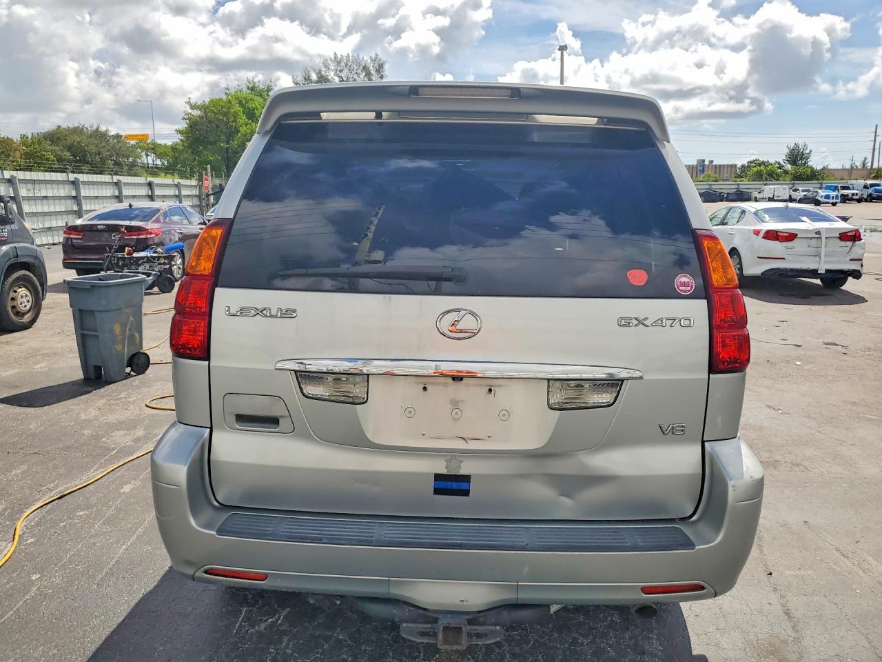 2005 Lexus Gx 470 Silver vin: JTJBT20X350076695