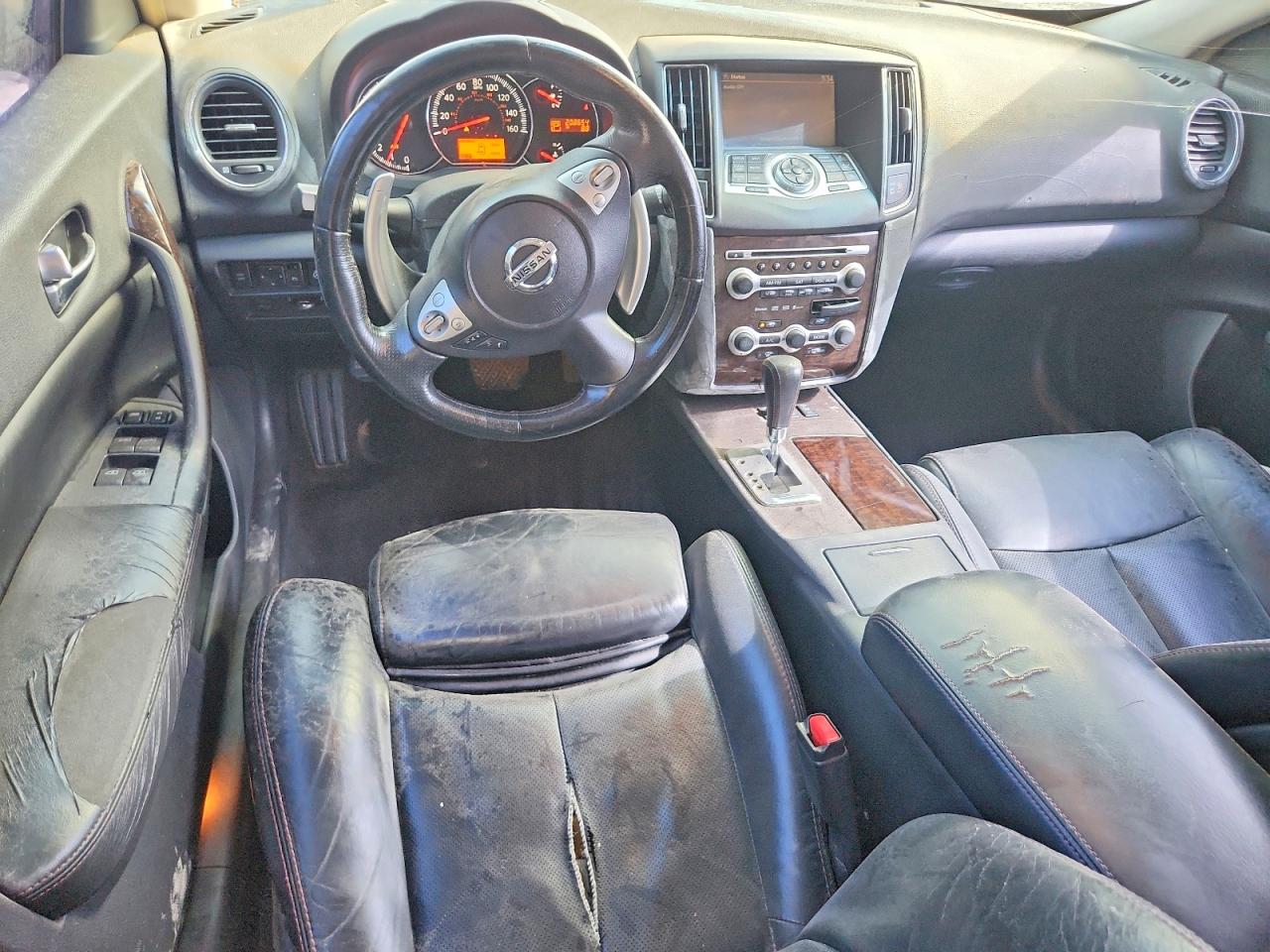 2009 Nissan Maxima 3.5 S White vin: 1N4AA51E39C833902
