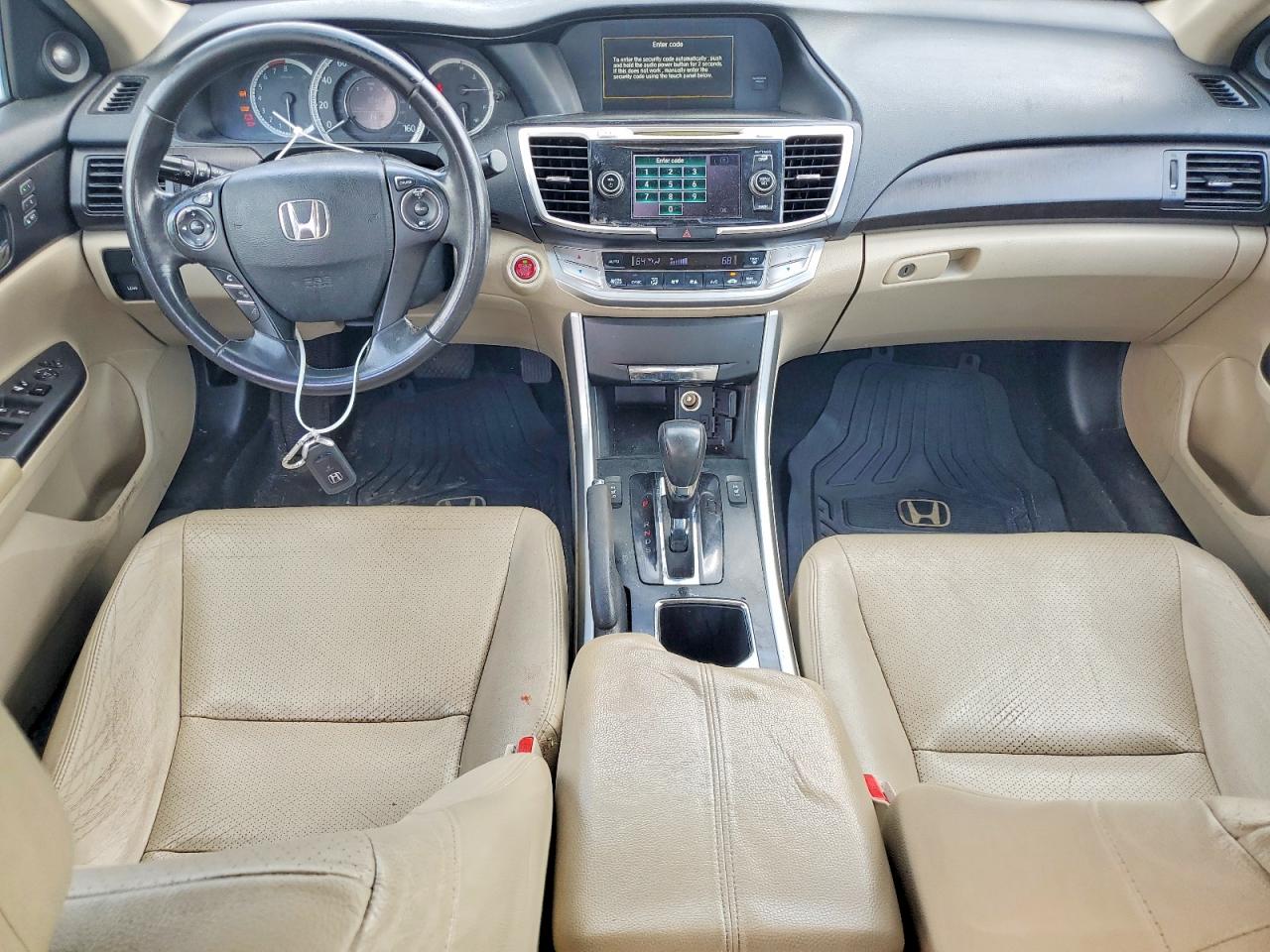 2013 Honda Accord Exl White vin: 1HGCR2F88DA059066
