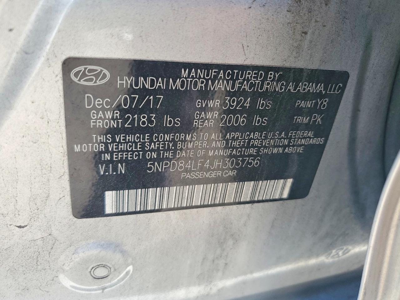 2018 Hyundai Elantra Value Edition Silver vin: 5NPD84LF4JH303756