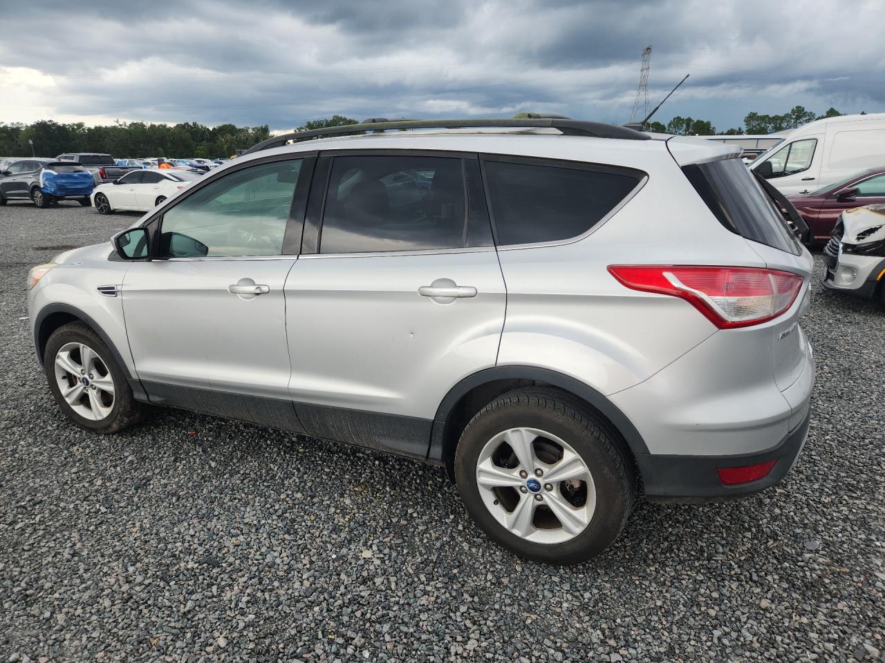 2013 Ford Escape Se Silver vin: 1FMCU9GX2DUA37439