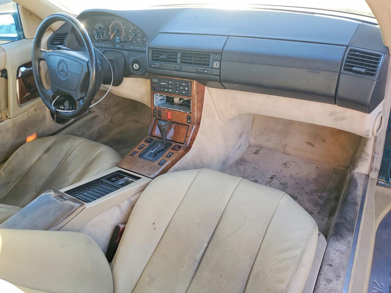 1994 Mercedes-benz Sl 320 Green vin: WDBFA63E0RF101243