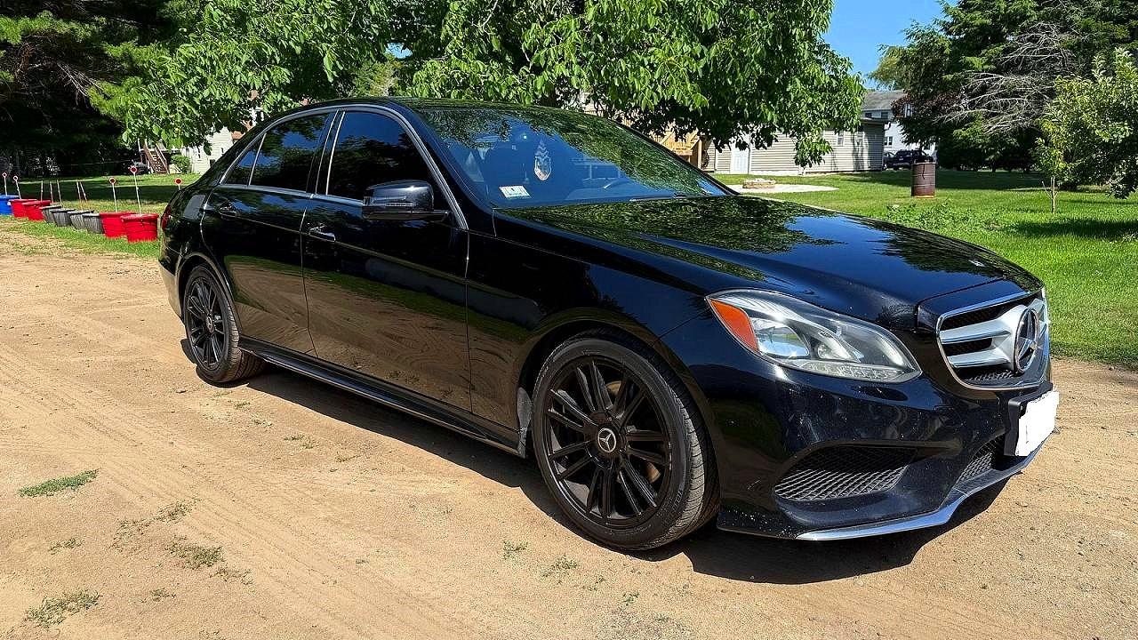 2014 Mercedes-benz E 350 4matic Black vin: WDDHF8JB3EB018896