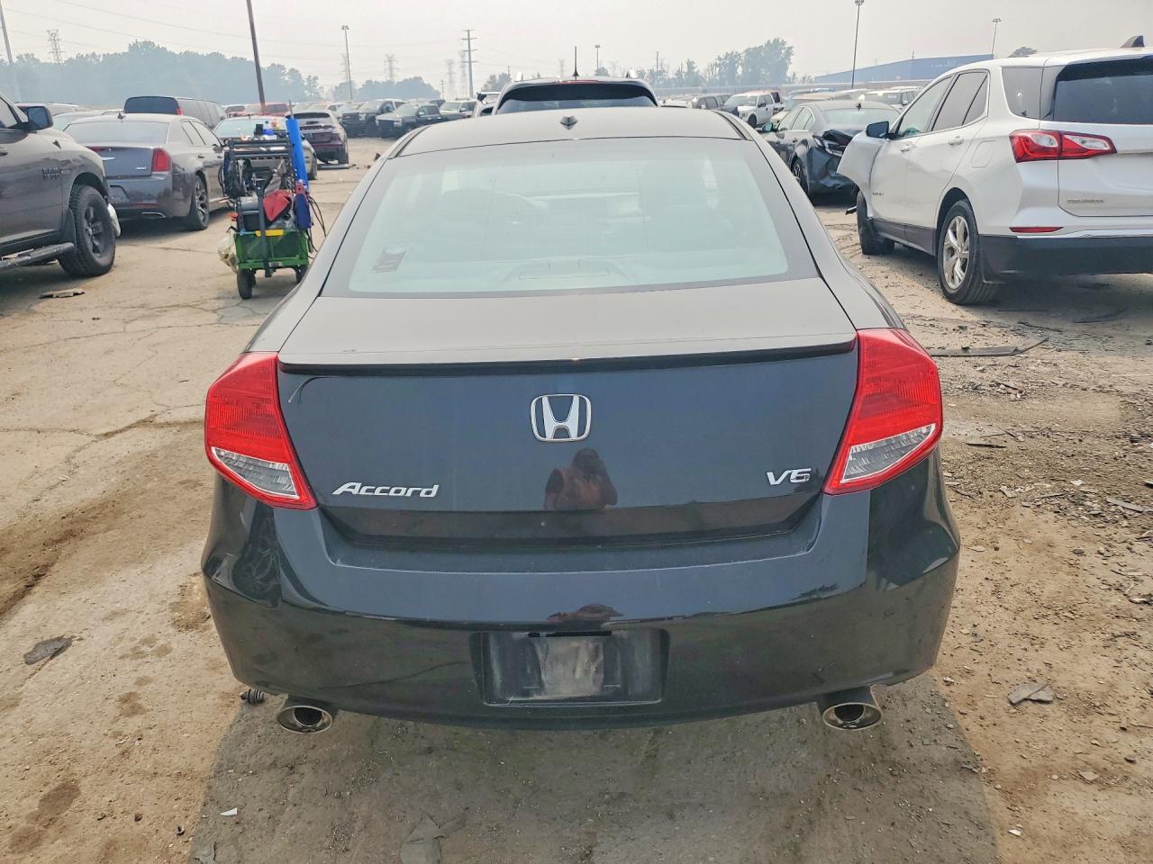 2012 Honda Accord Exl Black vin: 1HGCS2B86CA008223