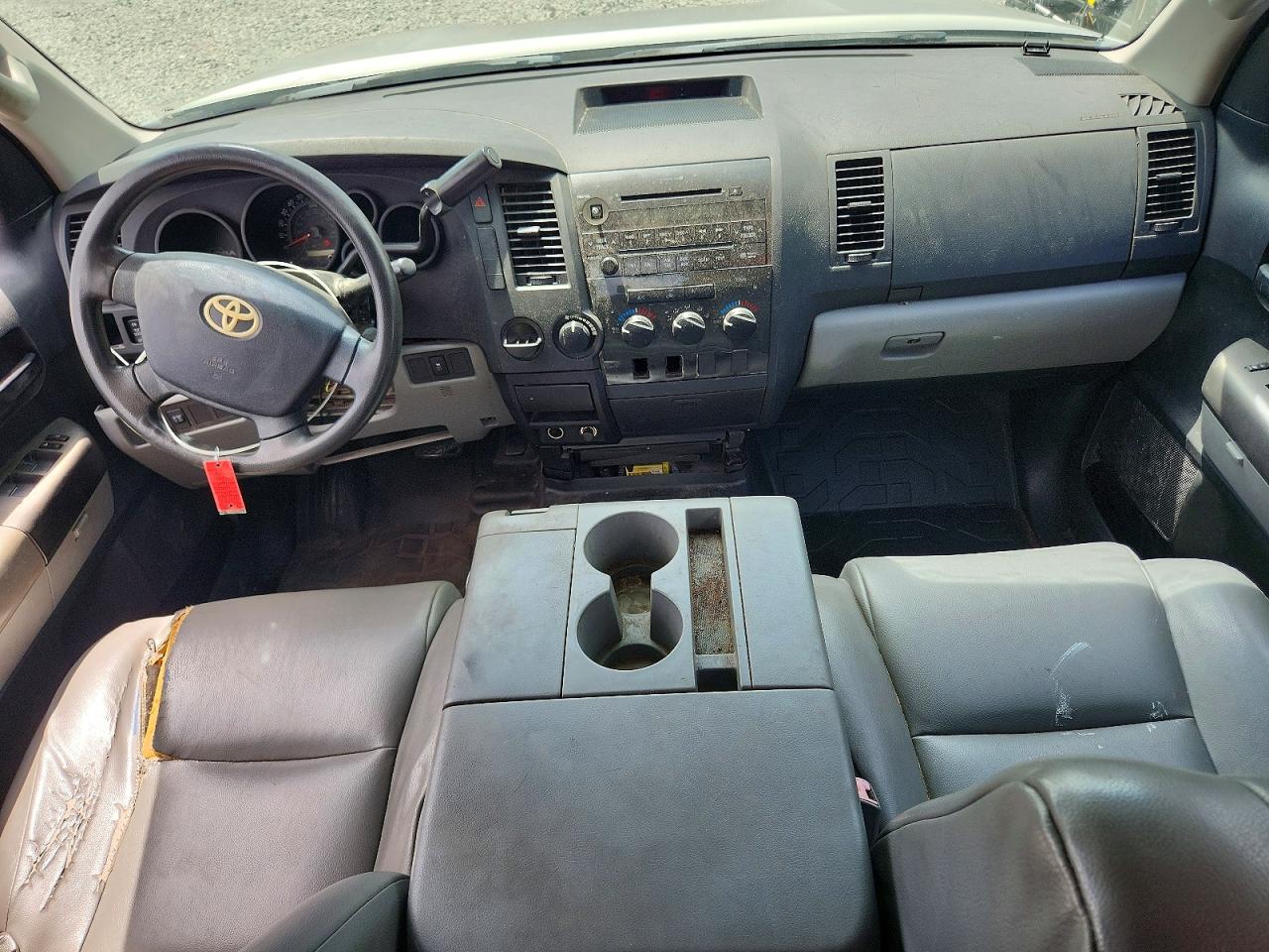 2010 Toyota Tundra Double Cab Sr5 Silver vin: 5TFRU5F10AX023702