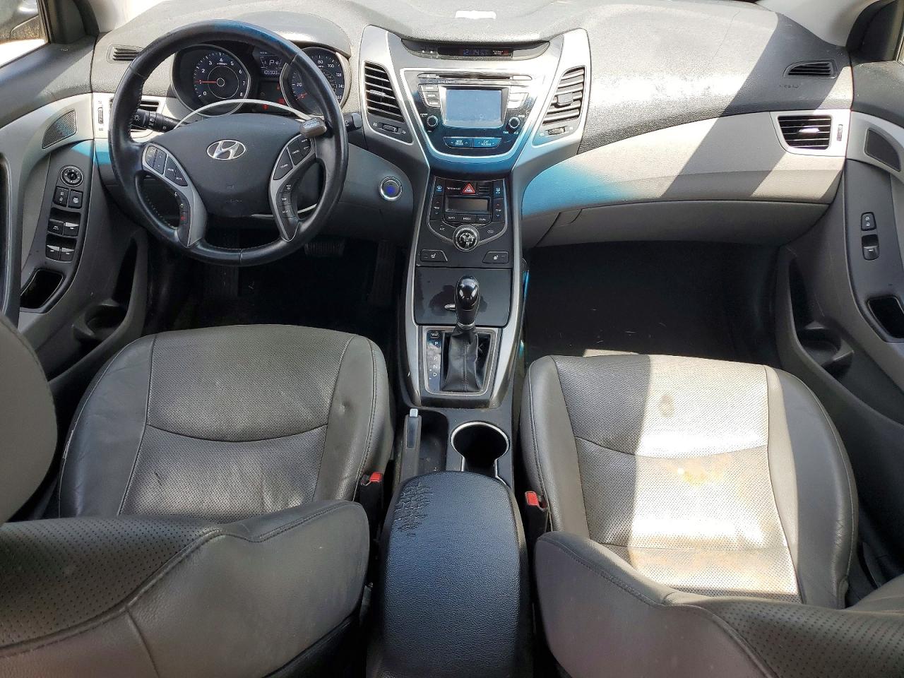 2016 Hyundai Elantra Limited Blue vin: 5NPDH4AE3GH723480