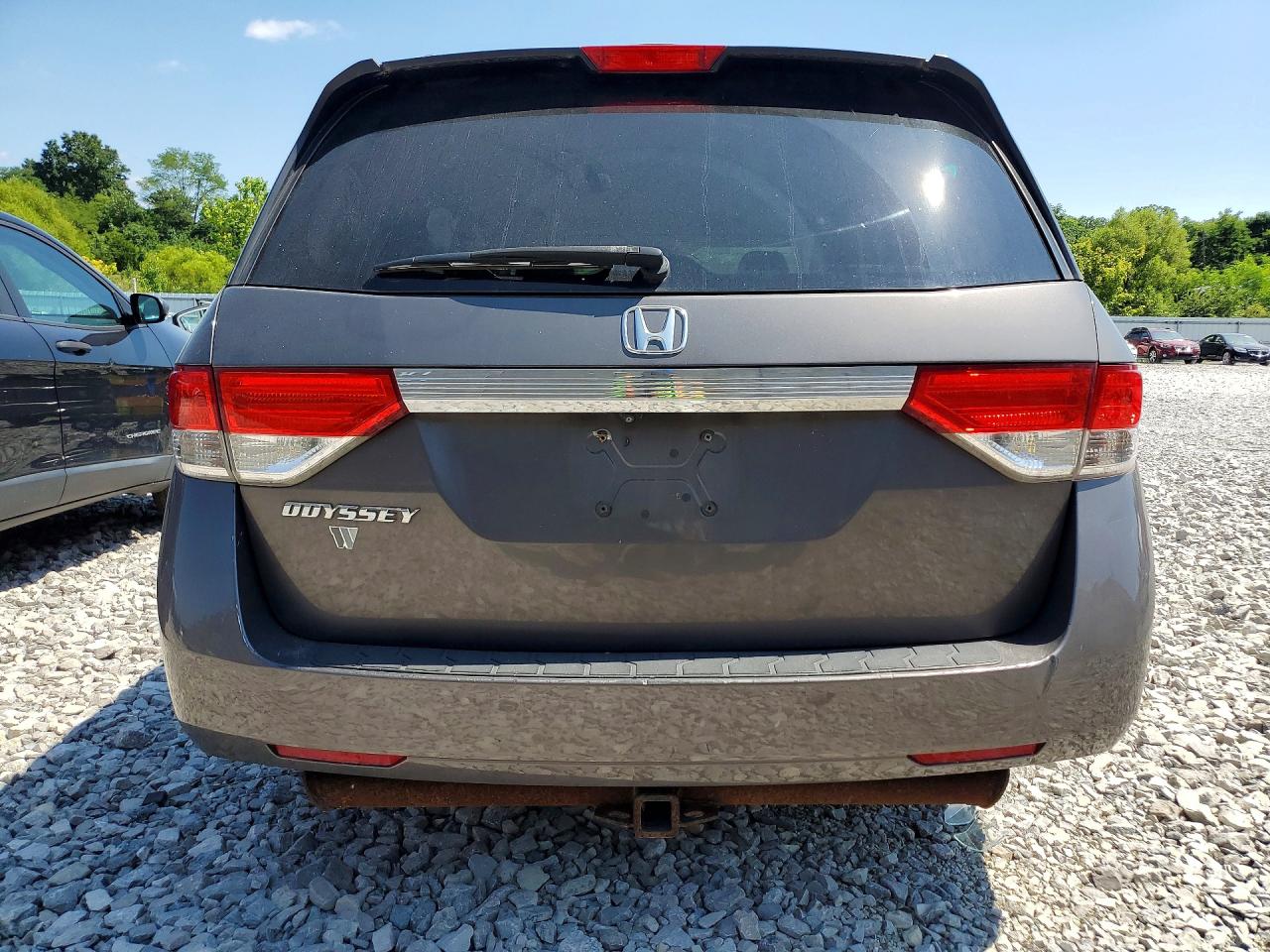 2014 Honda Odyssey Exl Gray vin: 5FNRL5H64EB088645