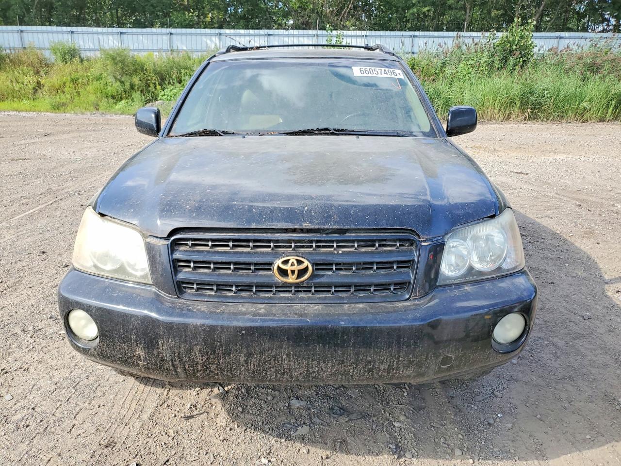 2003 Toyota Highlander Limited Black vin: JTEHF21A430149550