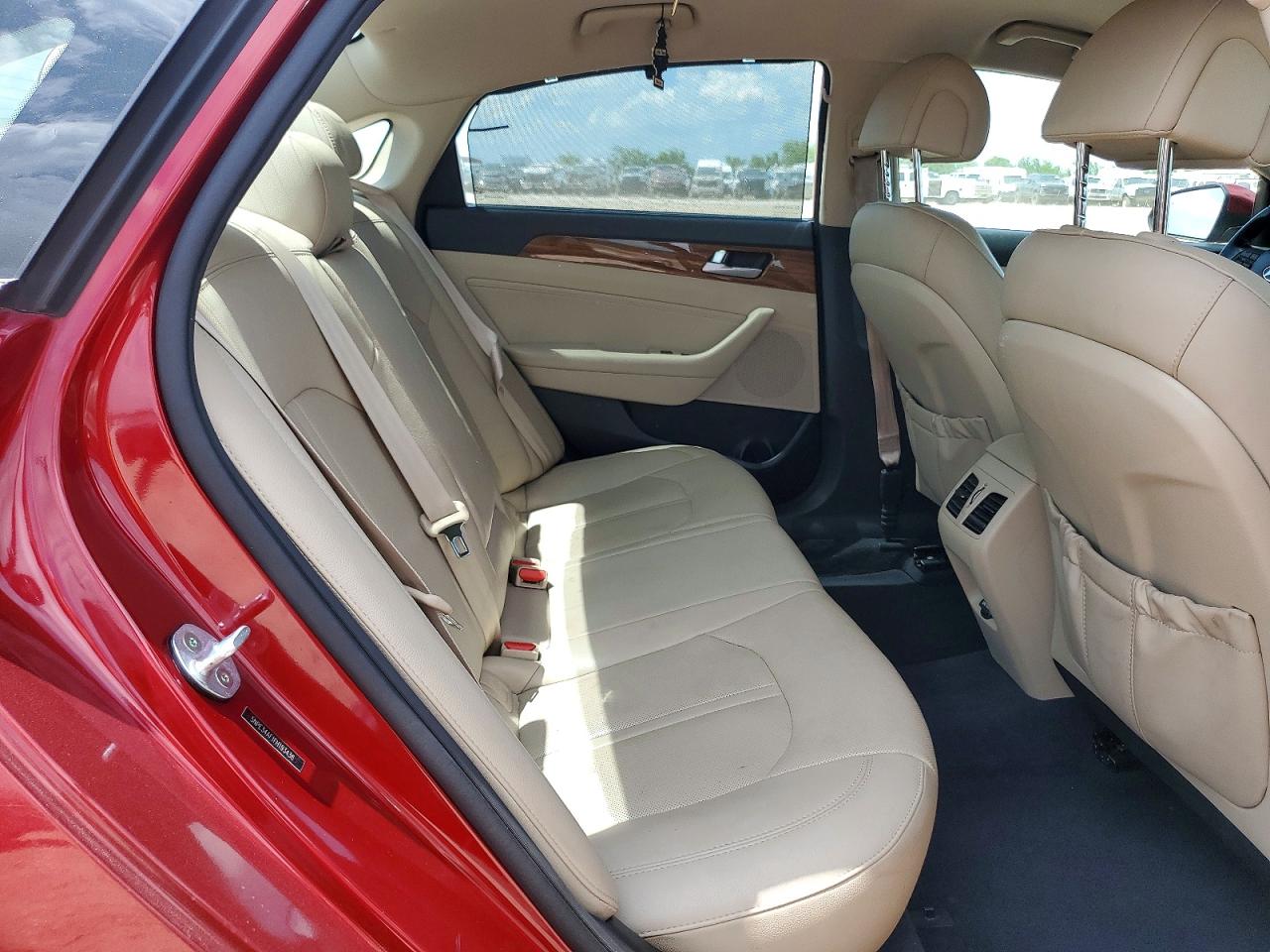 2015 Hyundai Sonata Limited Maroon vin: 5NPE34AF1FH193438