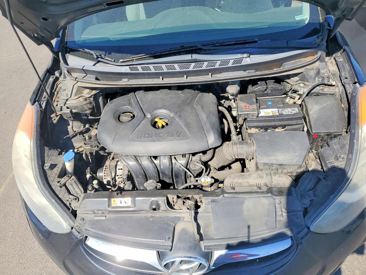 2013 Hyundai Elantra Gls Черный vin: 5NPDH4AE0DH349650
