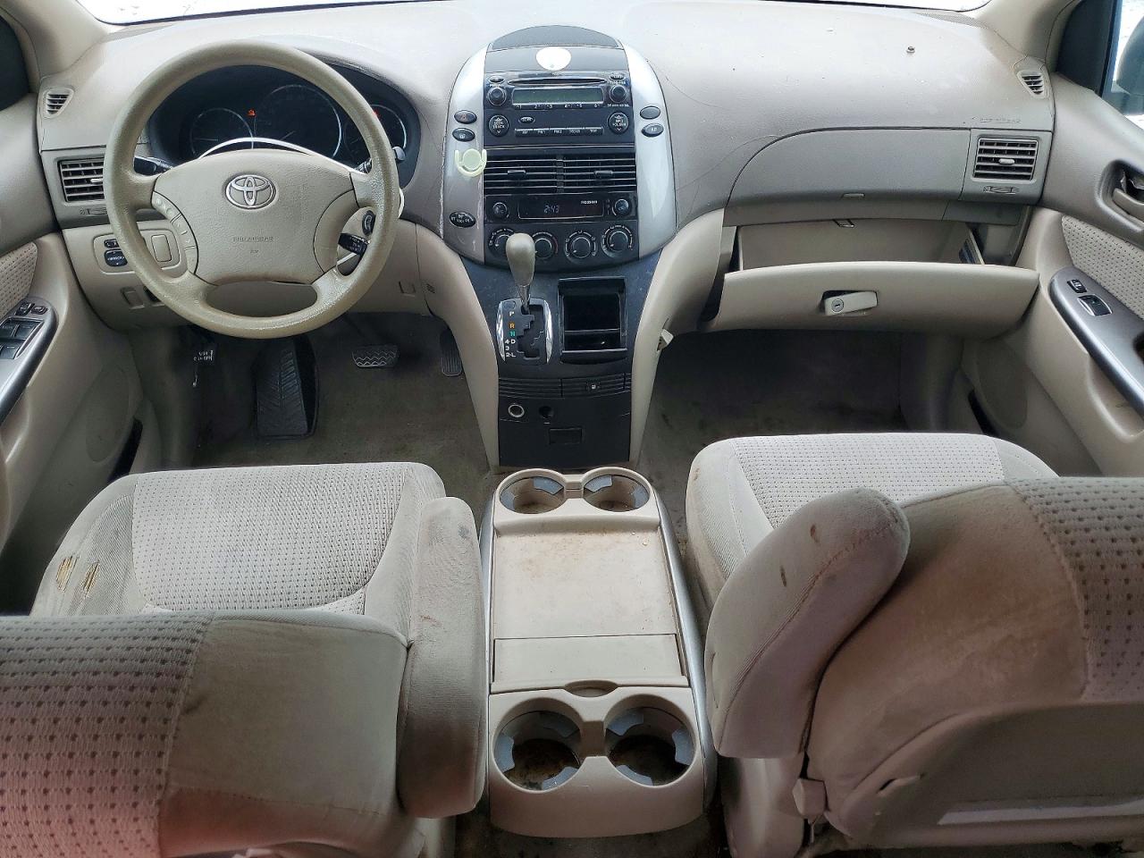 2006 Toyota Sienna Le 7 Passenger White vin: 5TDZA23C76S415067