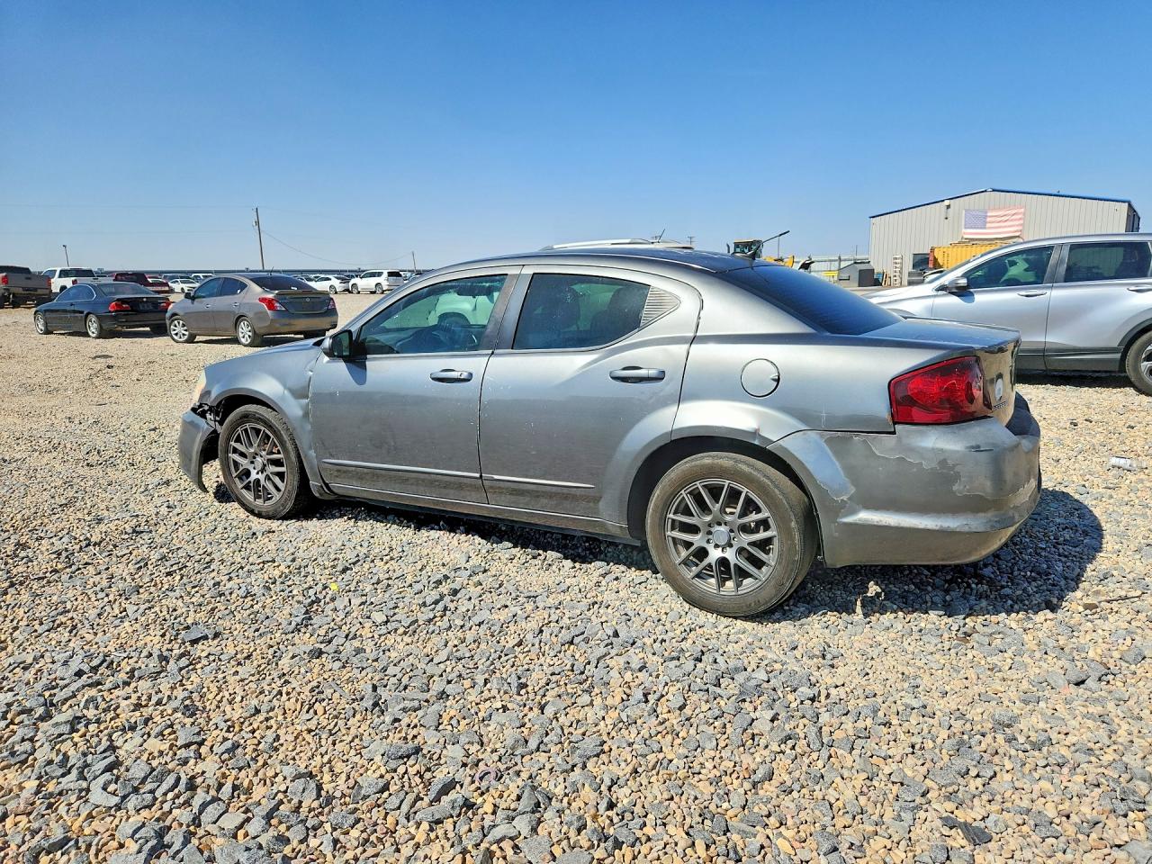 2013 Dodge Avenger Sxt Gray vin: 1C3CDZCB4DN562497