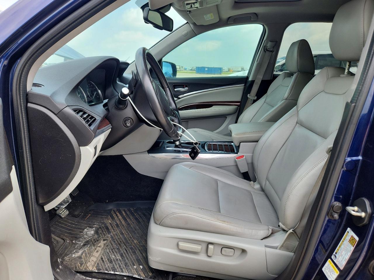 2015 Acura Mdx Technology Blue vin: 5FRYD3H43FB011082