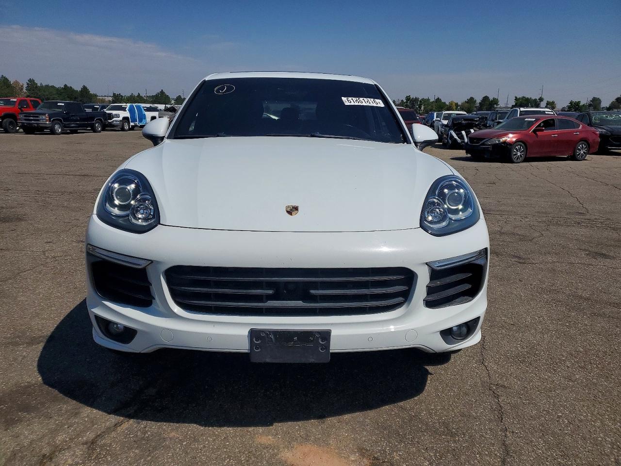 2015 Porsche Cayenne Se Hybrid White vin: WP1AE2A21FLA52521