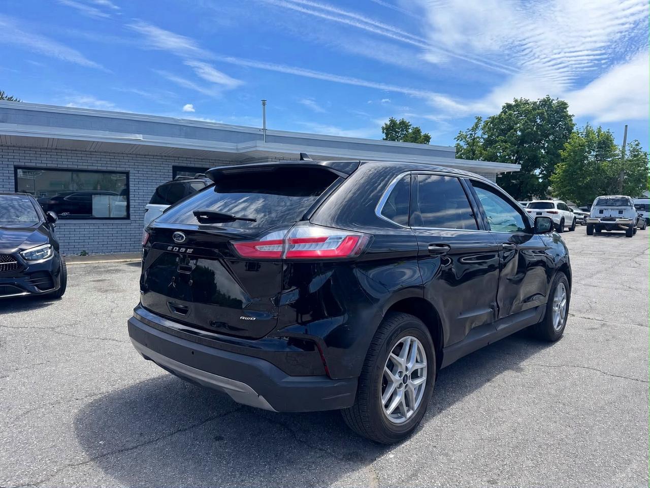2022 Ford Edge Sel Черный vin: 2FMPK4J94NBA31413