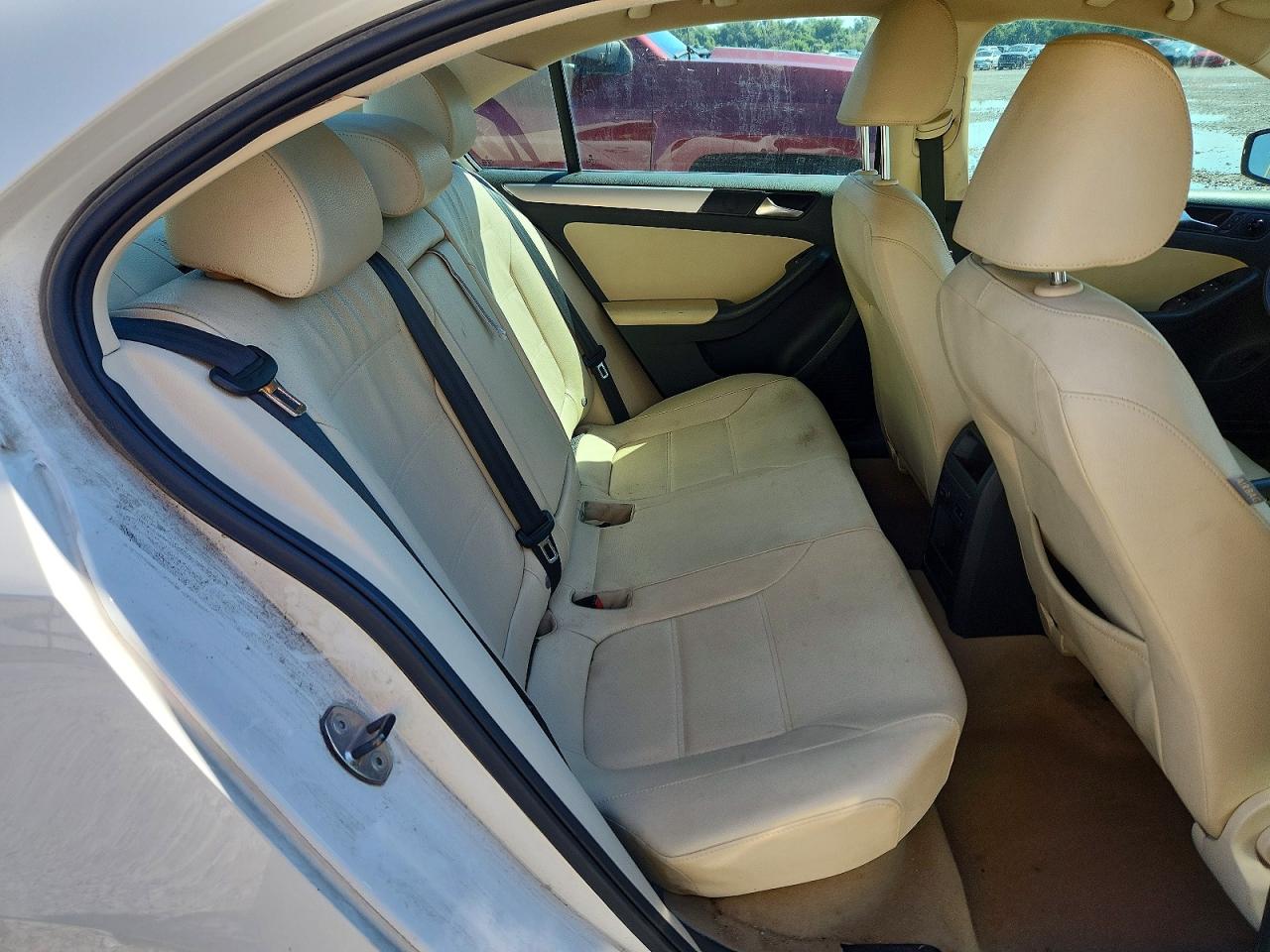 2011 Volkswagen Jetta Tdi White vin: 3VWLL7AJ5BM123052