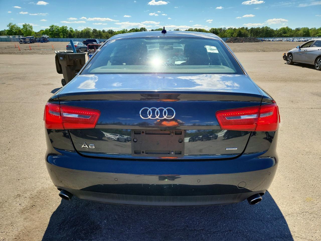 2015 Audi A6 Premium Plus Blue vin: WAUGFAFCXFN004117