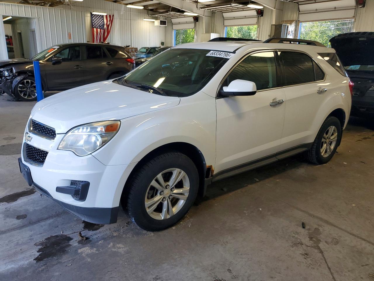 2010 Chevrolet Equinox Lt White vin: 2CNFLEEWXA6405234