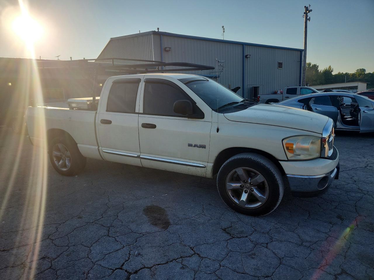 2008 Dodge Ram 1500 St White vin: 1D7HA18N28J162942