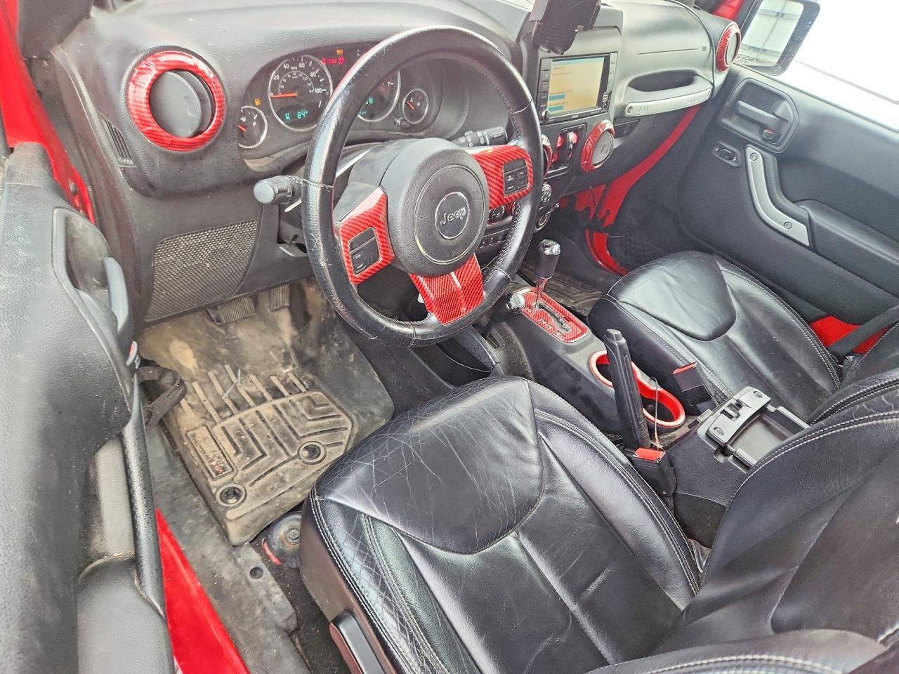 2014 Jeep Wrangler Unlimited Sahara Красный vin: 1C4BJWEG0EL128355