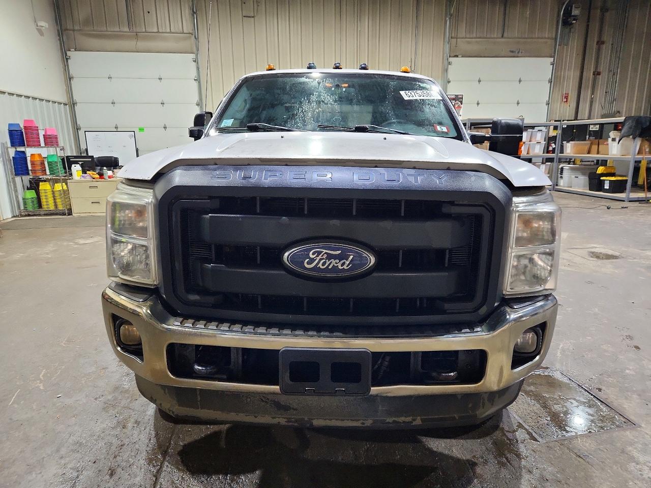 2013 Ford F250 Super Duty Белый vin: 1FT7W2B68DEA95555