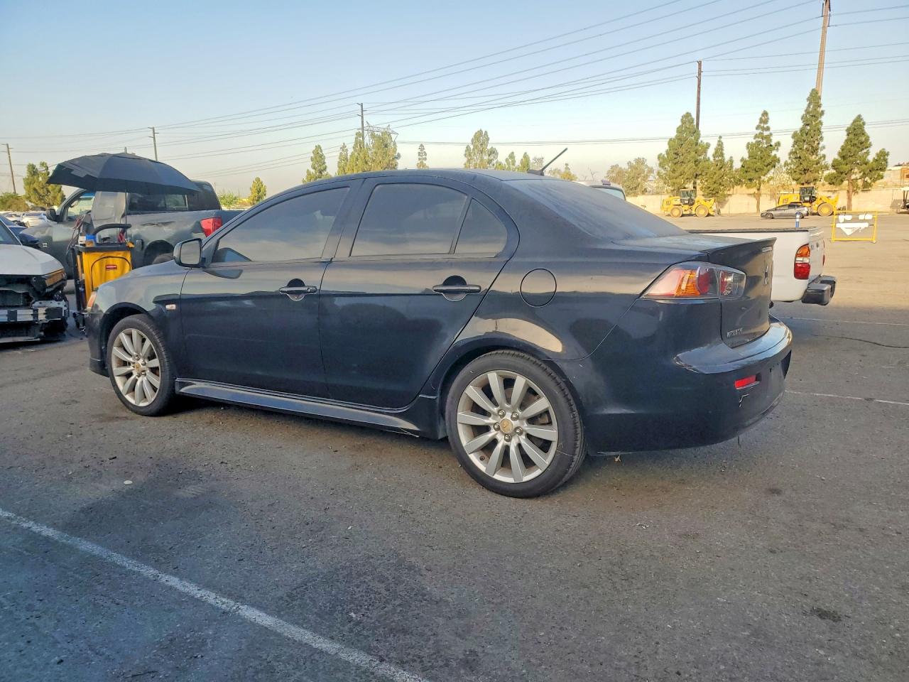 2011 Mitsubishi Lancer Gts Black vin: JA32U8FW2BU034734