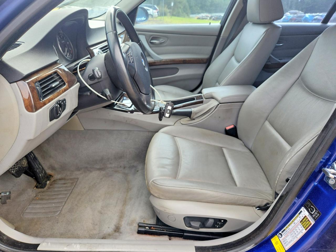 2007 Bmw 328 I Sulev Blue vin: WBAVC53577FZ75973