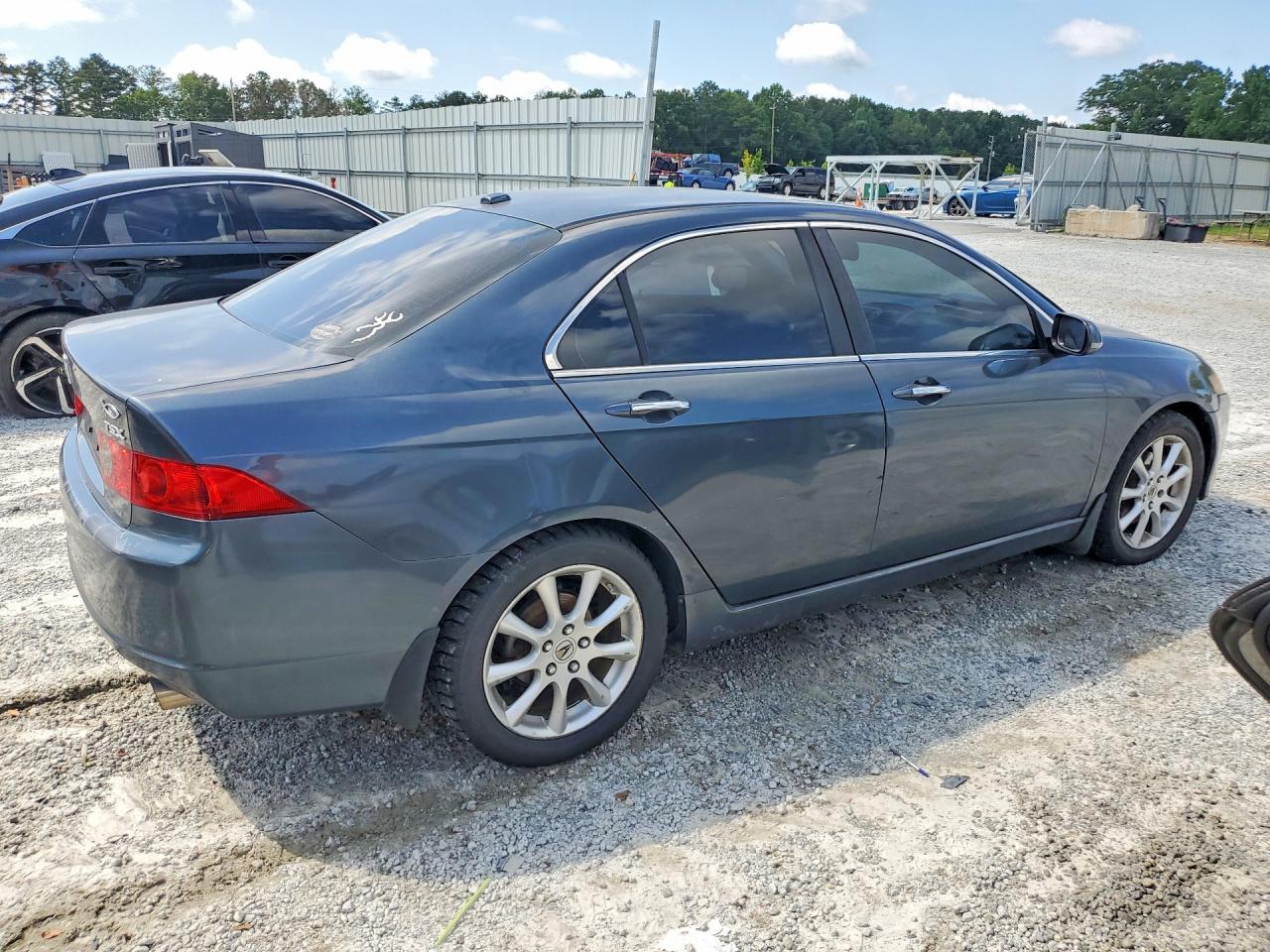 2007 Acura Tsx Gray vin: JH4CL96957C019536