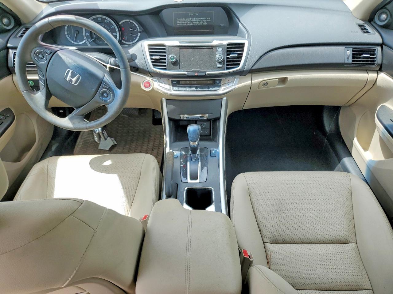 2013 Honda Accord Exl Tan vin: 1HGCR3F82DA021547