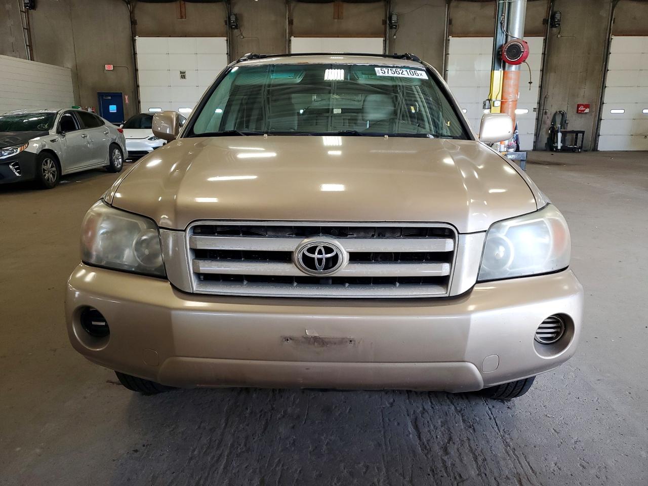 2006 Toyota Highlander Limited Tan vin: JTEDP21A160125836