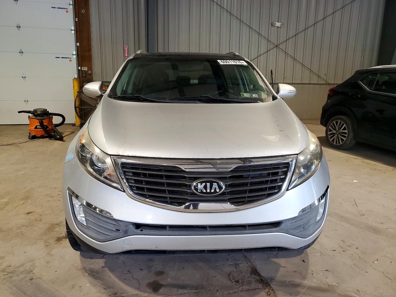 2013 Kia Sportage Ex Silver vin: KNDPCCA23D7404589