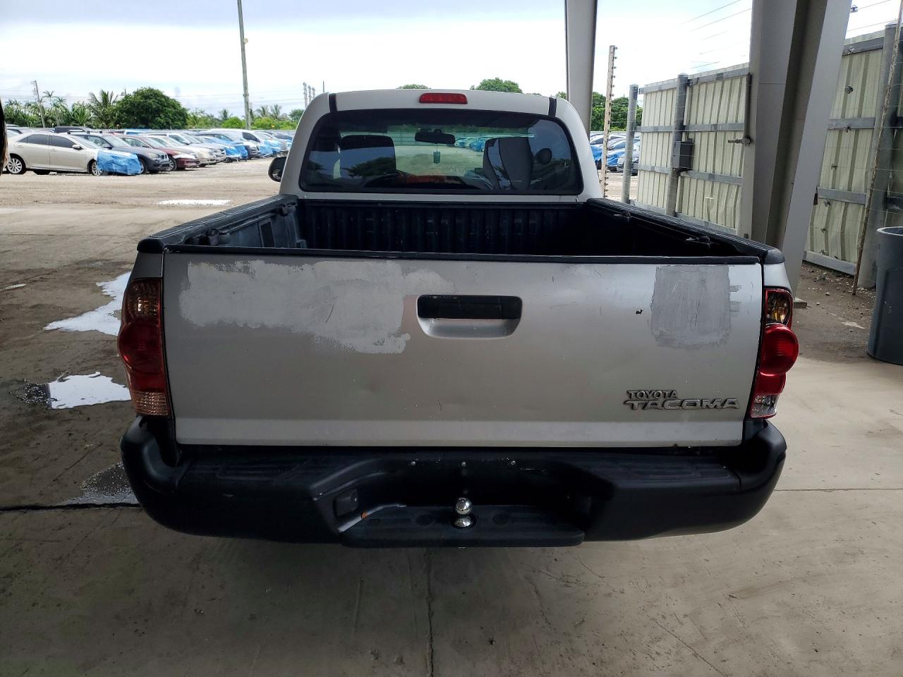 2014 Toyota Tacoma Base White vin: 5TFNX4CN8EX041183