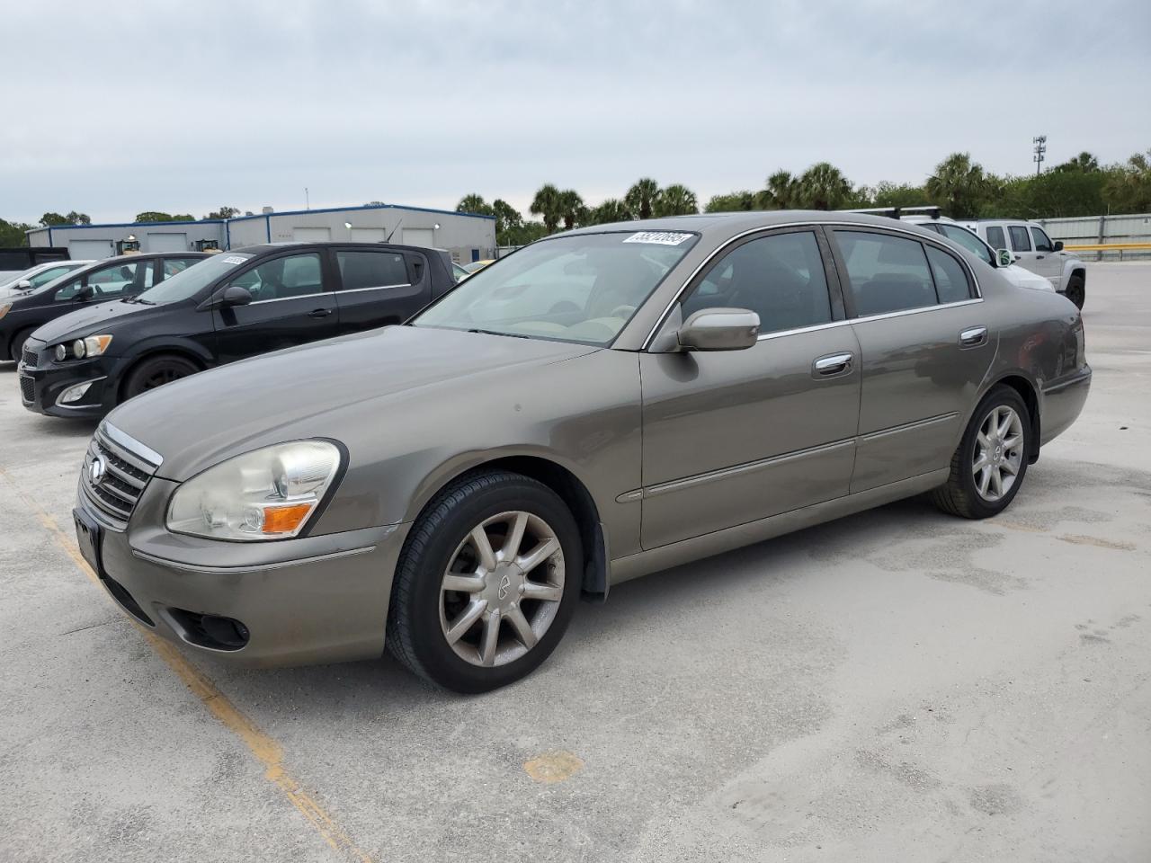 2005 Infiniti Q45 Gray vin: JNKBF01A85M100893