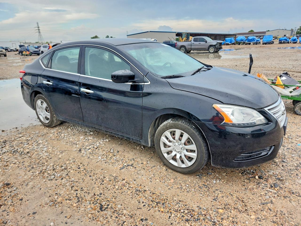 2013 Nissan Sentra S Black vin: 3N1AB7AP9DL744341