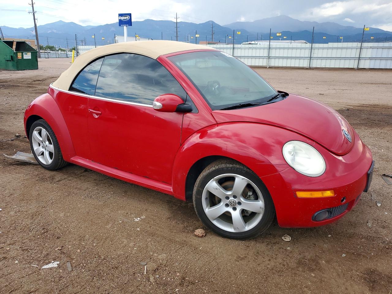 2006 Volkswagen New Beetle Convertible Option Package 2 Красный vin: 3VWSF31YX6M323696