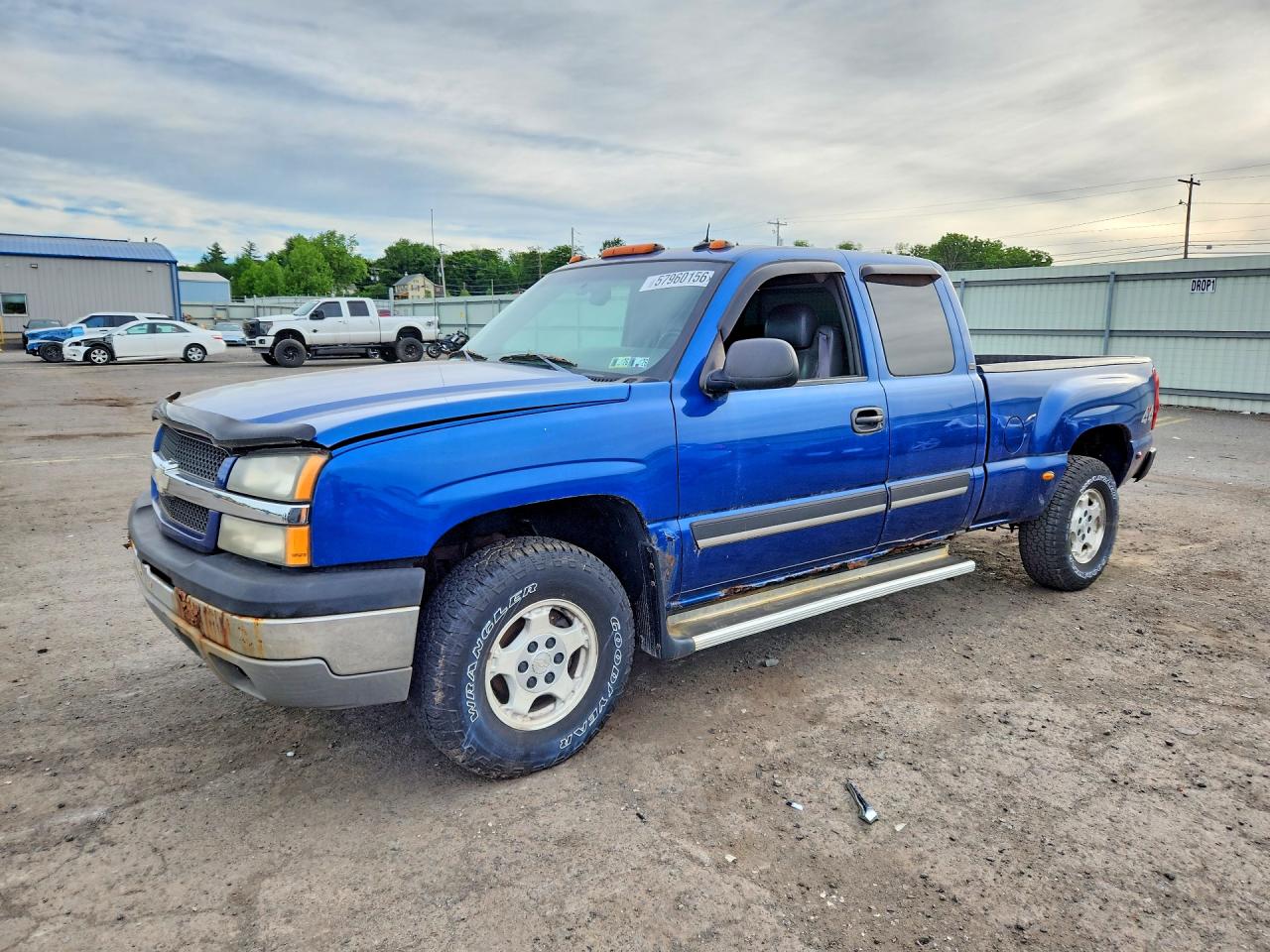2003 Chevrolet Silverado K1500 Blue vin: 2GCEK19T631280177
