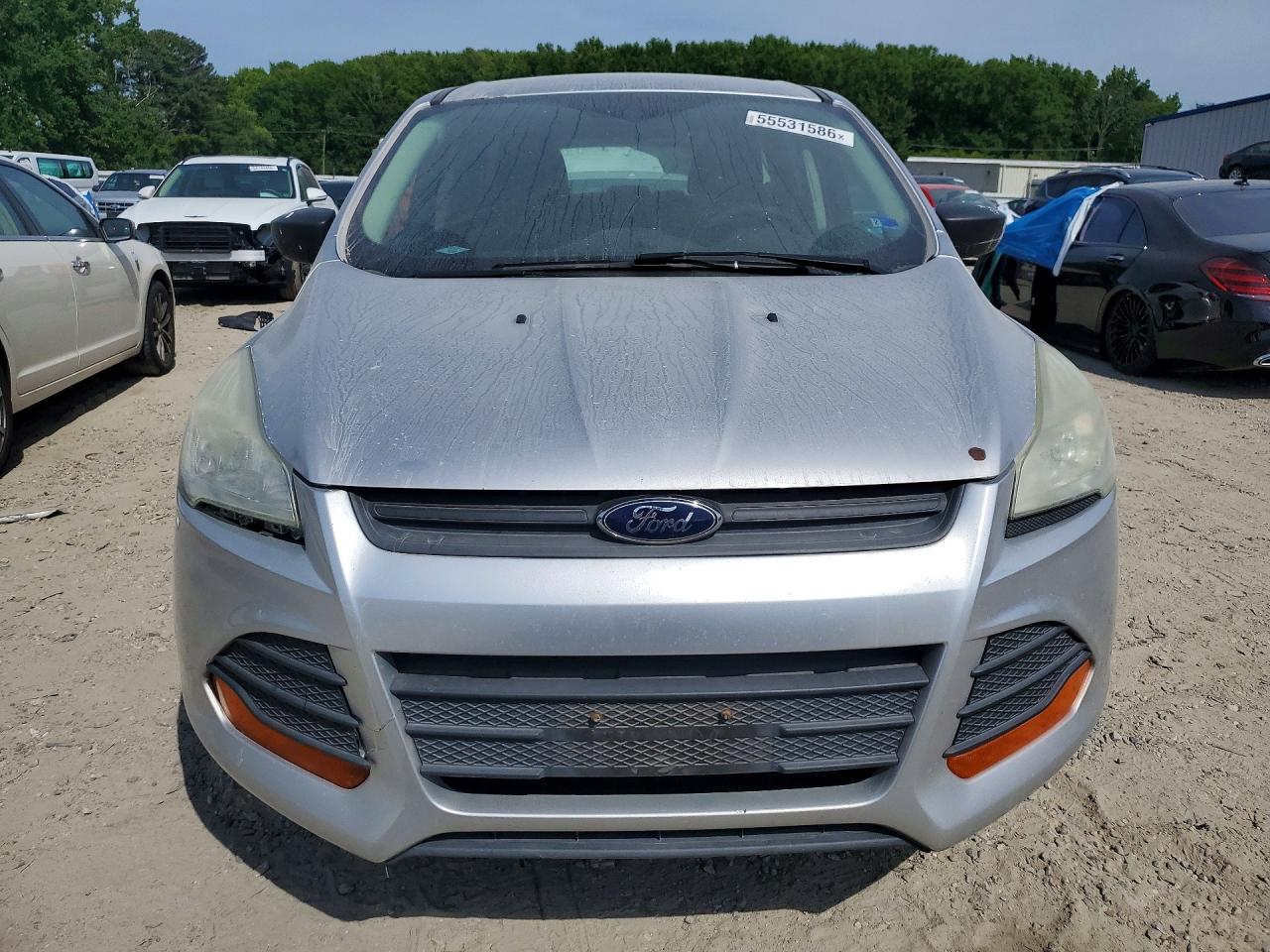 2016 Ford Escape S Silver vin: 1FMCU0F79GUB67445