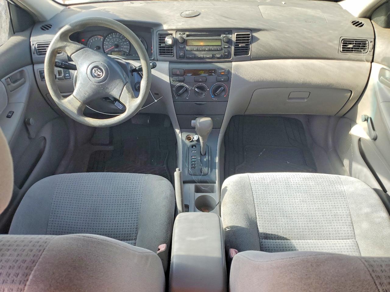 2005 Toyota Corolla Ce White vin: 1NXBR32E55Z476913