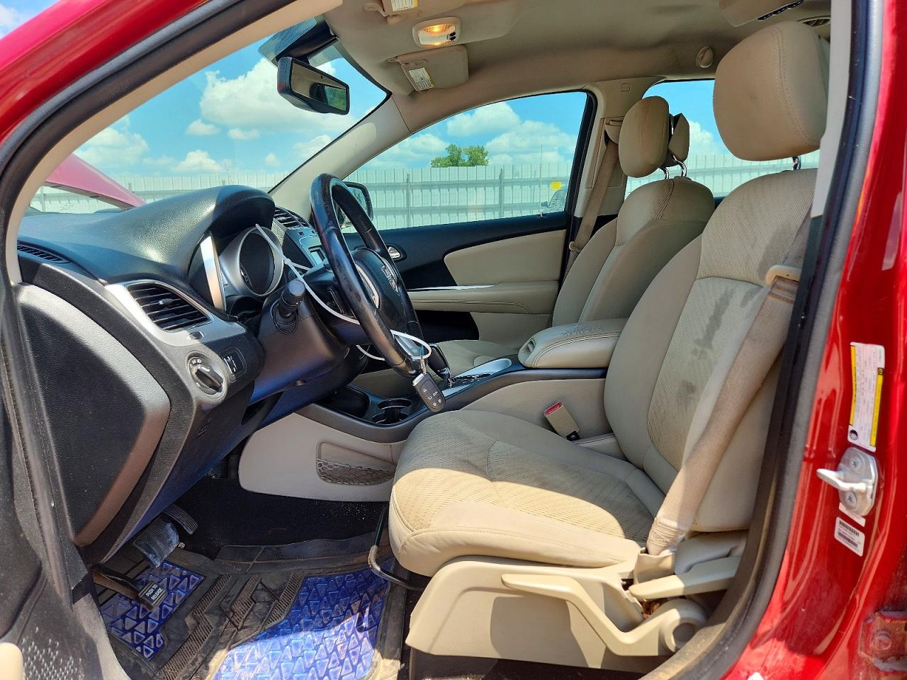2015 Dodge Journey Se Red vin: 3C4PDCAB1FT587941