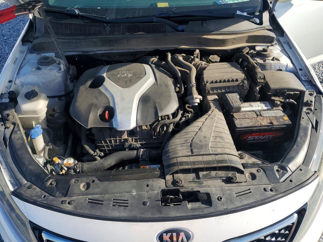 2013 Kia Optima Sx White vin: 5XXGR4A65DG093357