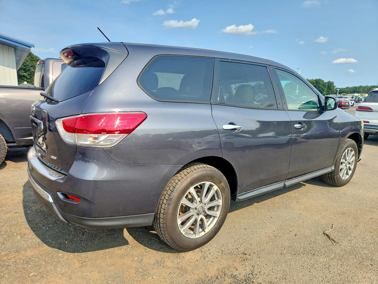 2013 Nissan Pathfinder S Gray vin: 5N1AR2MM1DC645324