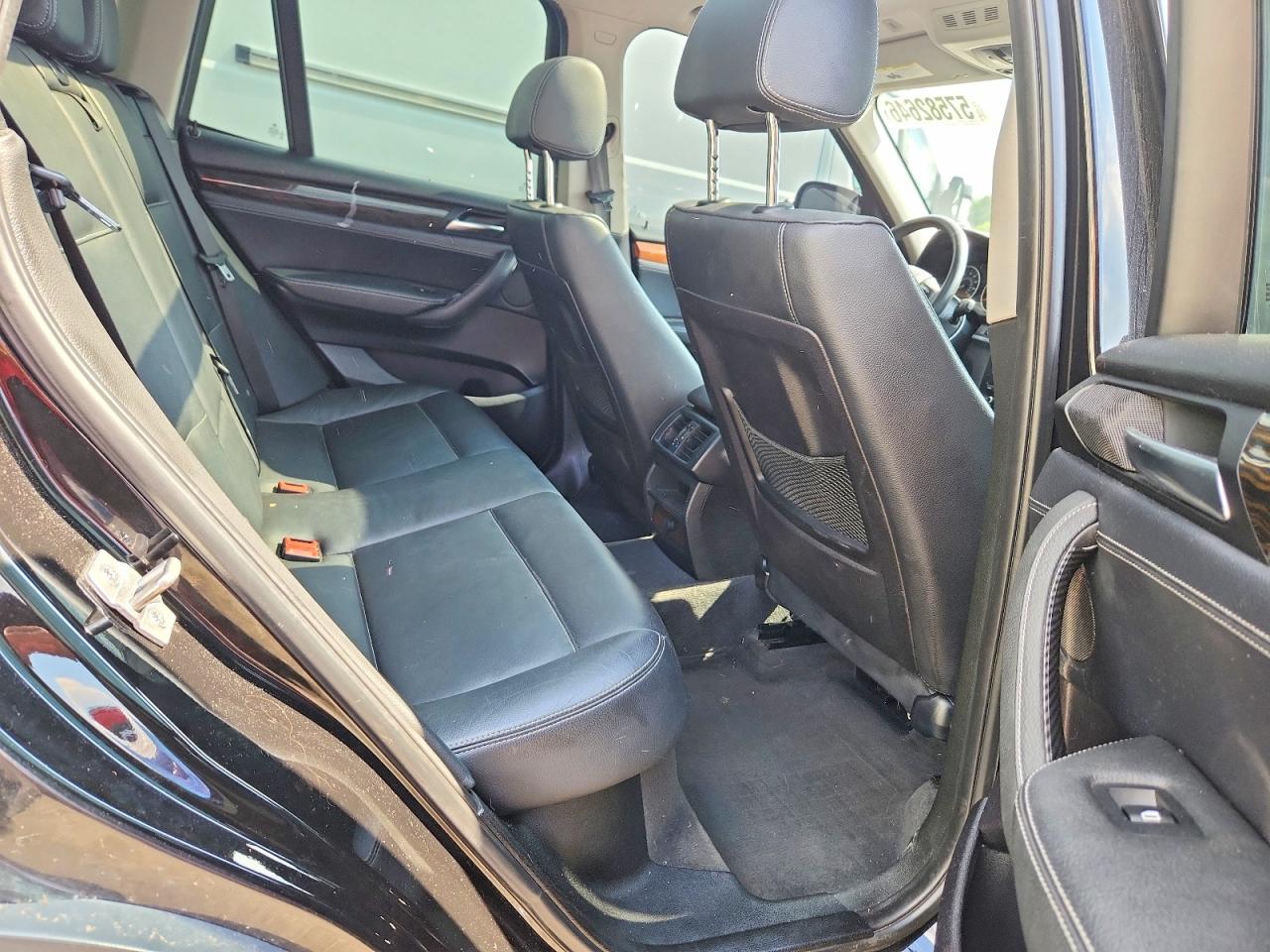 2013 Bmw X3 Xdrive28i Black vin: 5UXWX9C50D0A21956