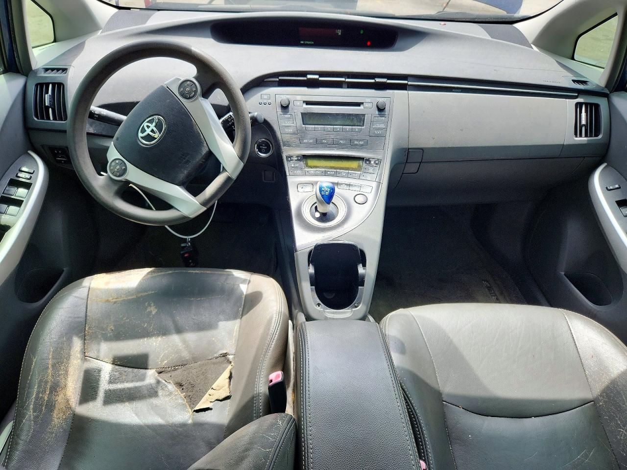 2011 Toyota Prius Two Синий vin: JTDKN3DU9B1389890