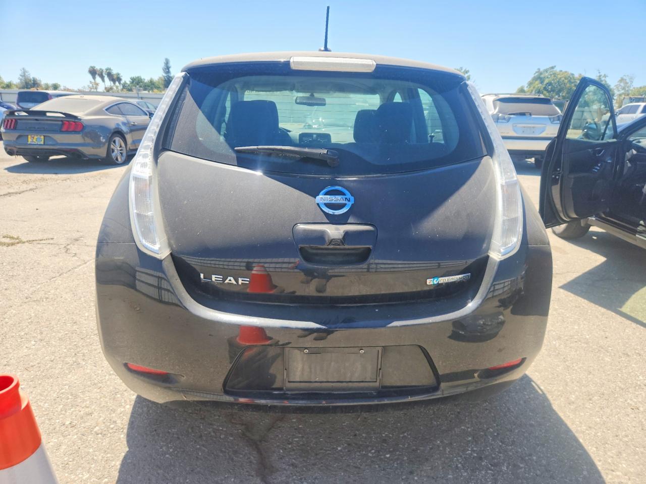 2015 Nissan Leaf Sv Black vin: 1N4AZ0CP8FC316620