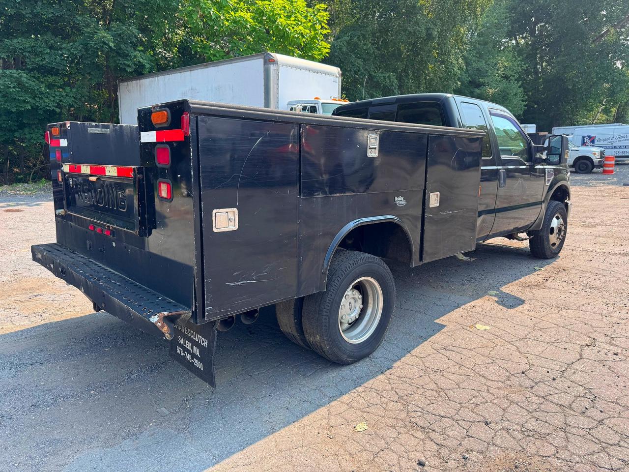 2008 Ford F350 Super Duty Black vin: 1FDWX37R08EA55845