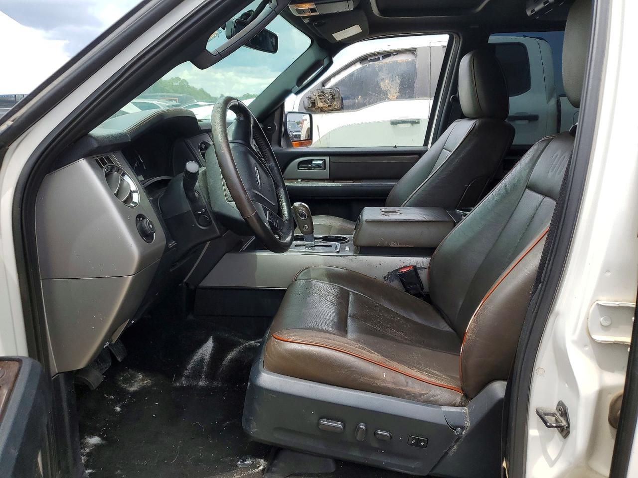 2015 Ford Expedition El Xlt White vin: 1FMJK1HT9FEF39307