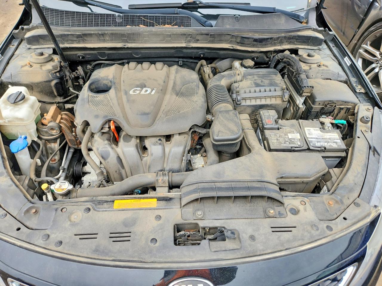 2015 Kia Optima Lx Черный vin: 5XXGM4A78FG428847