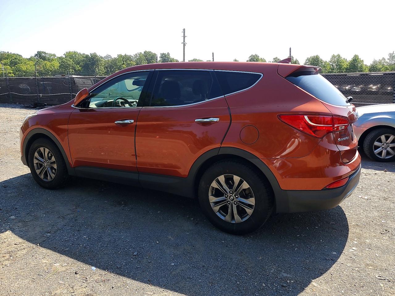 2014 Hyundai Santa Fe Sport 2.4l Orange vin: 5XYZTDLB0EG133796